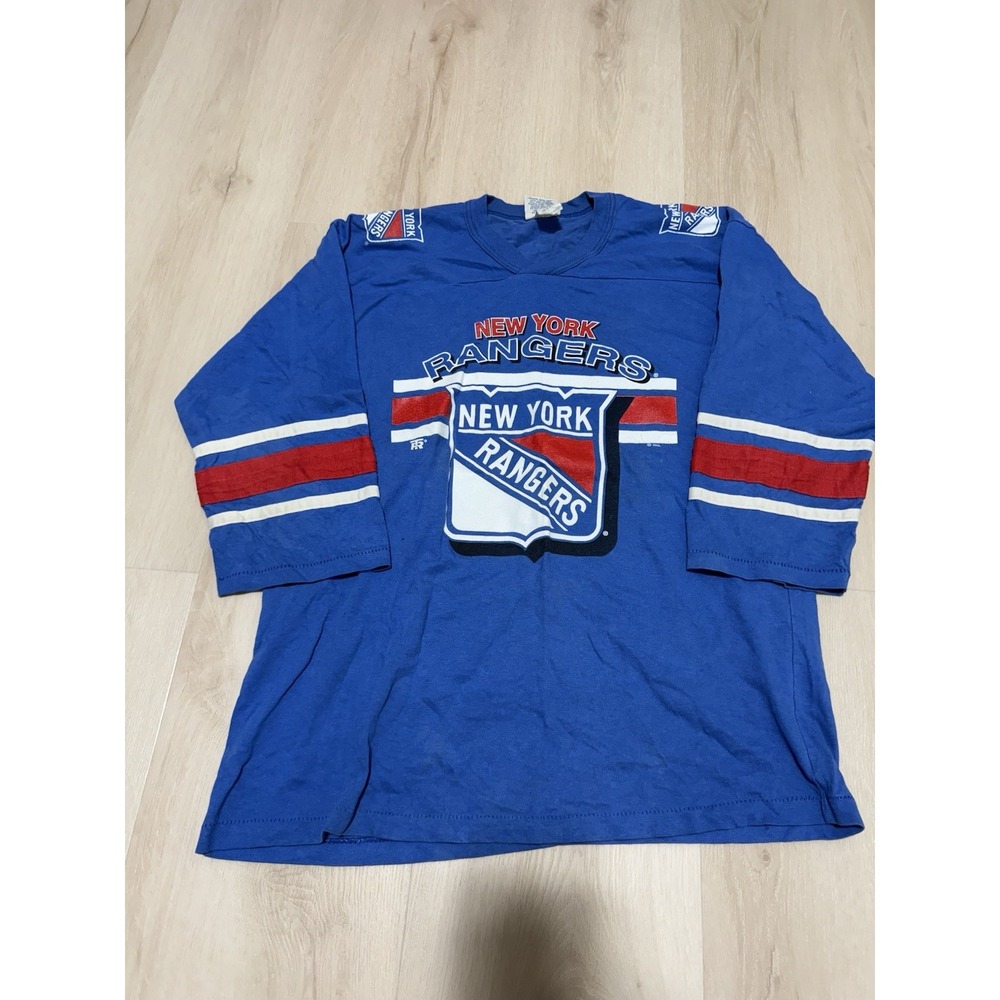 NHL Licensed Team Apparel Replica Blank Jersey New York Rangers Women's XL 18-20